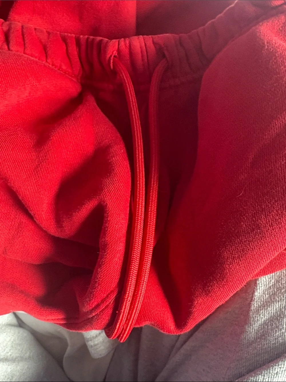 Jordan Red Men's Jumpman Sweatpants with White Logo